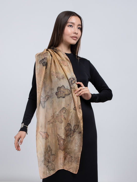 Silk Scarves with Eco-Print — Naturally Unique