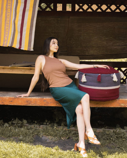 Wool Pouf