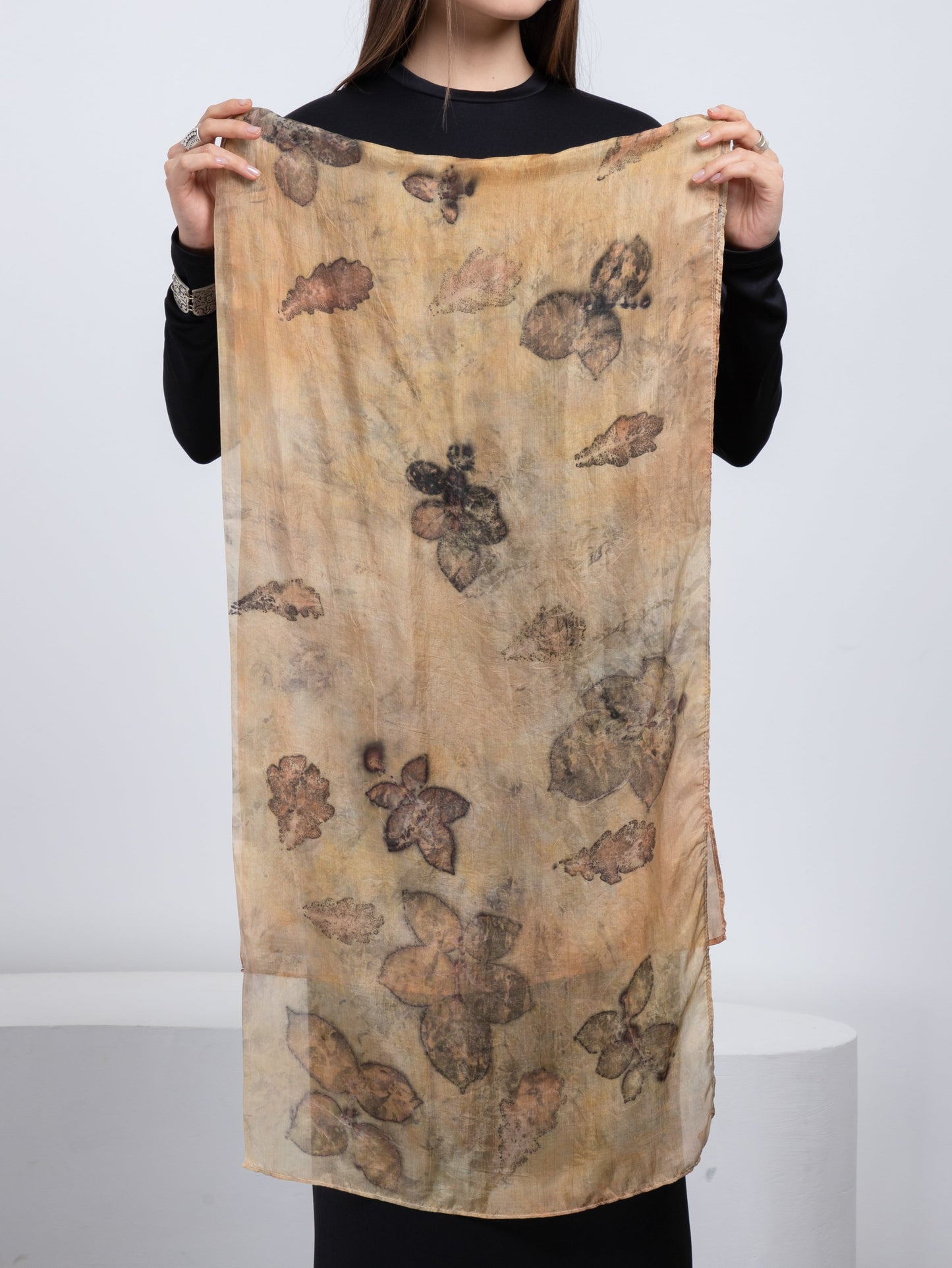 Silk Scarves with Eco-Print — Naturally Unique