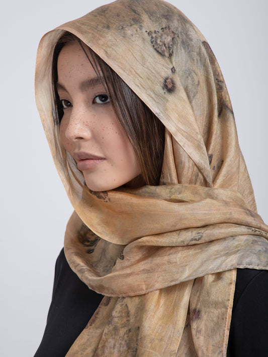 Silk Scarves with Eco-Print — Naturally Unique