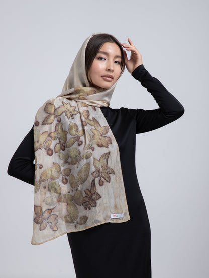 Silk Scarves with Eco-Print — Naturally Unique