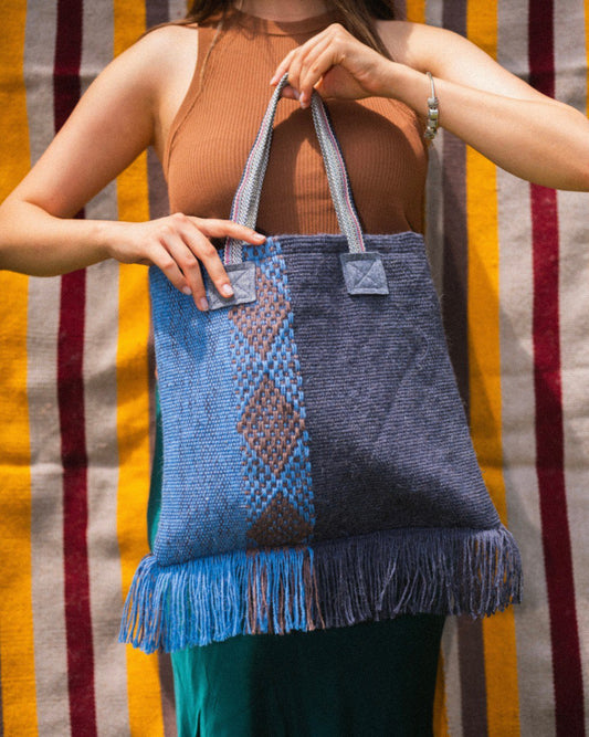 Shopper Bag - Multicolor Blue